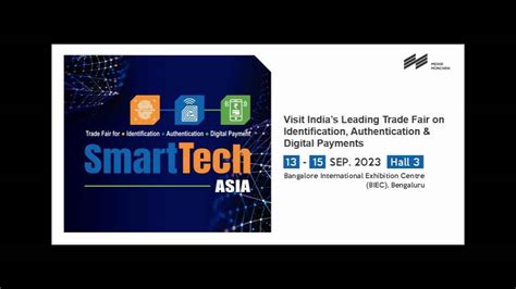 smart card expo exhibitor list|SmartTech Asia (Sep 2023), Bengaluru India .